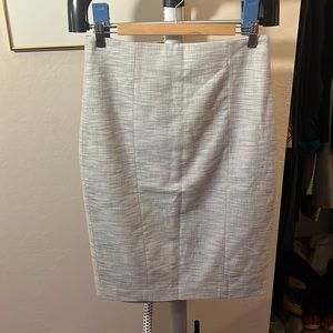 Silver Banana Republic Tweed Skirt.